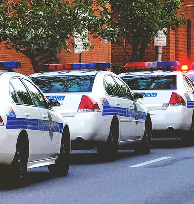 Police cars