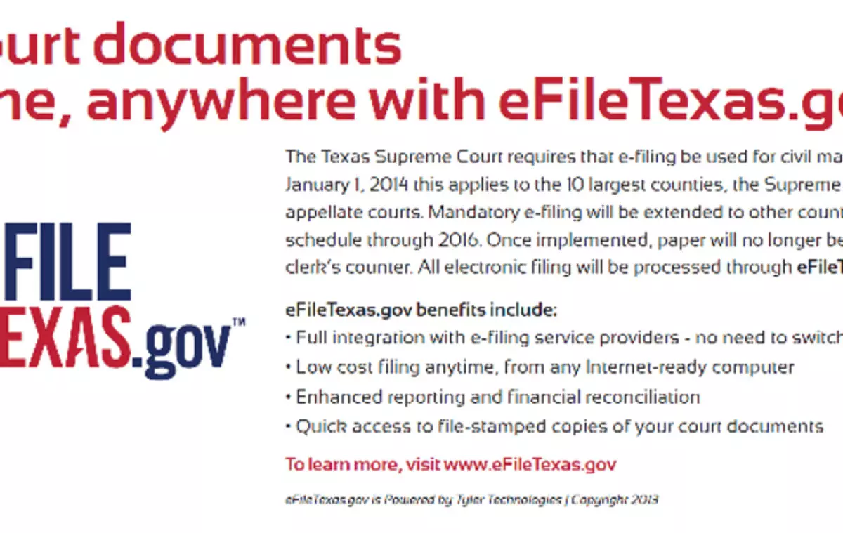 efileTexas info